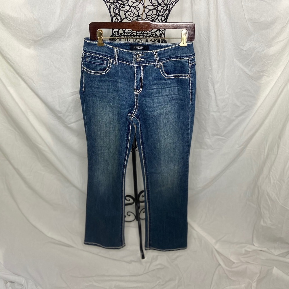 Nine West Jeans Annette Straight Leg Size 8